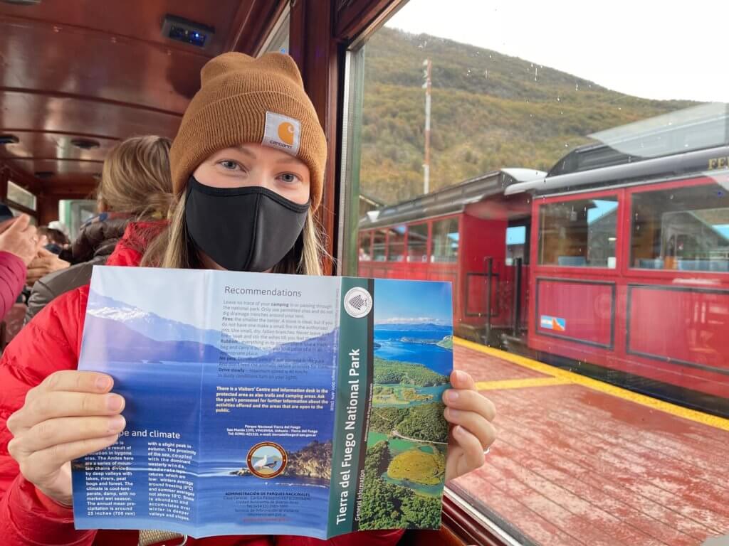 one month in patagonia travel itinerary, "End of the World" train