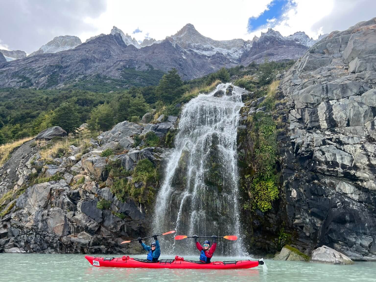 The W in Torres del Paine, Glacier Kayaking
