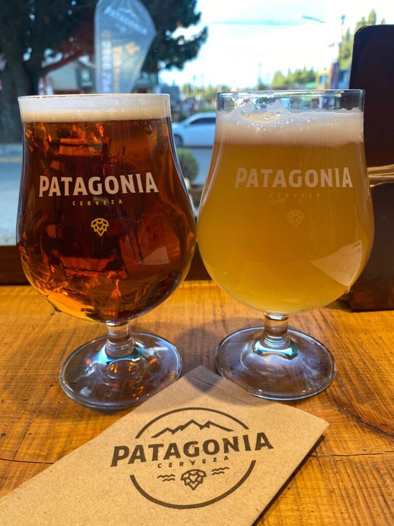 one month in Patagonia Travel Itinerary; Cerveza