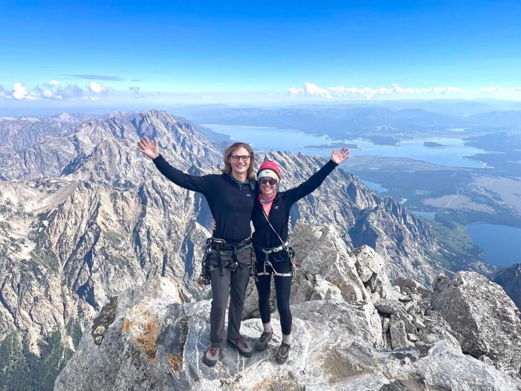 Grand Teton Activities, Standing on the Grand Teton Summit