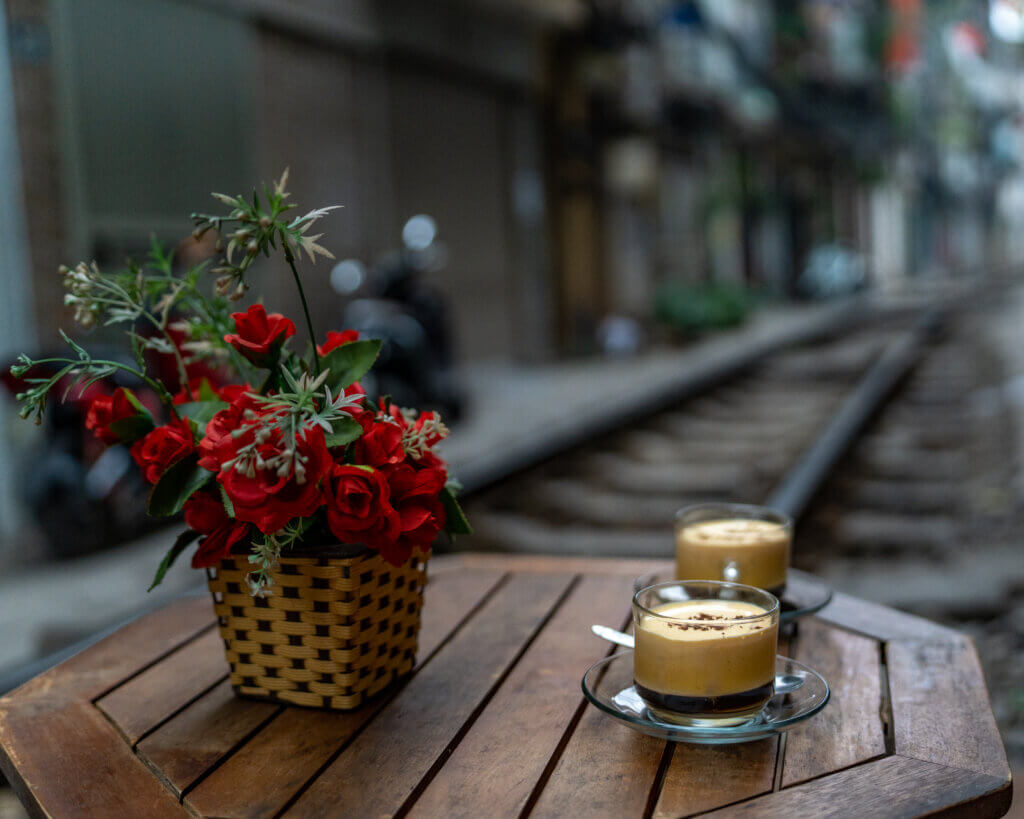 Egg Coffee in Hanoi, Vietnam