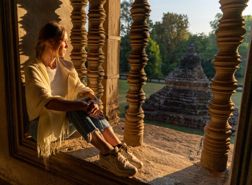 Angkor Wat Temples at Sunrise