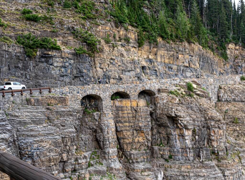 Triple Arches on the Going to the Sun Road