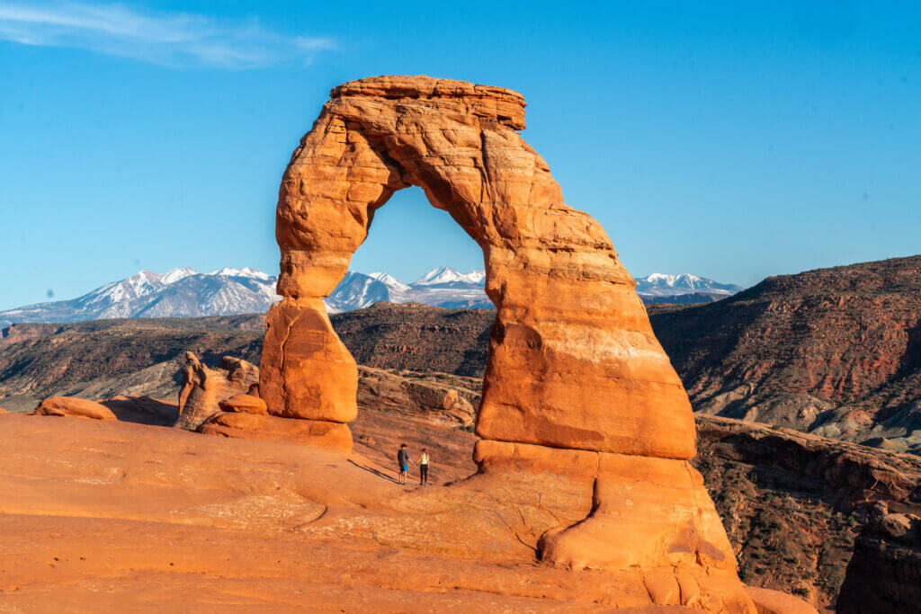 Delicate Arch at Sunset in Arches National Park