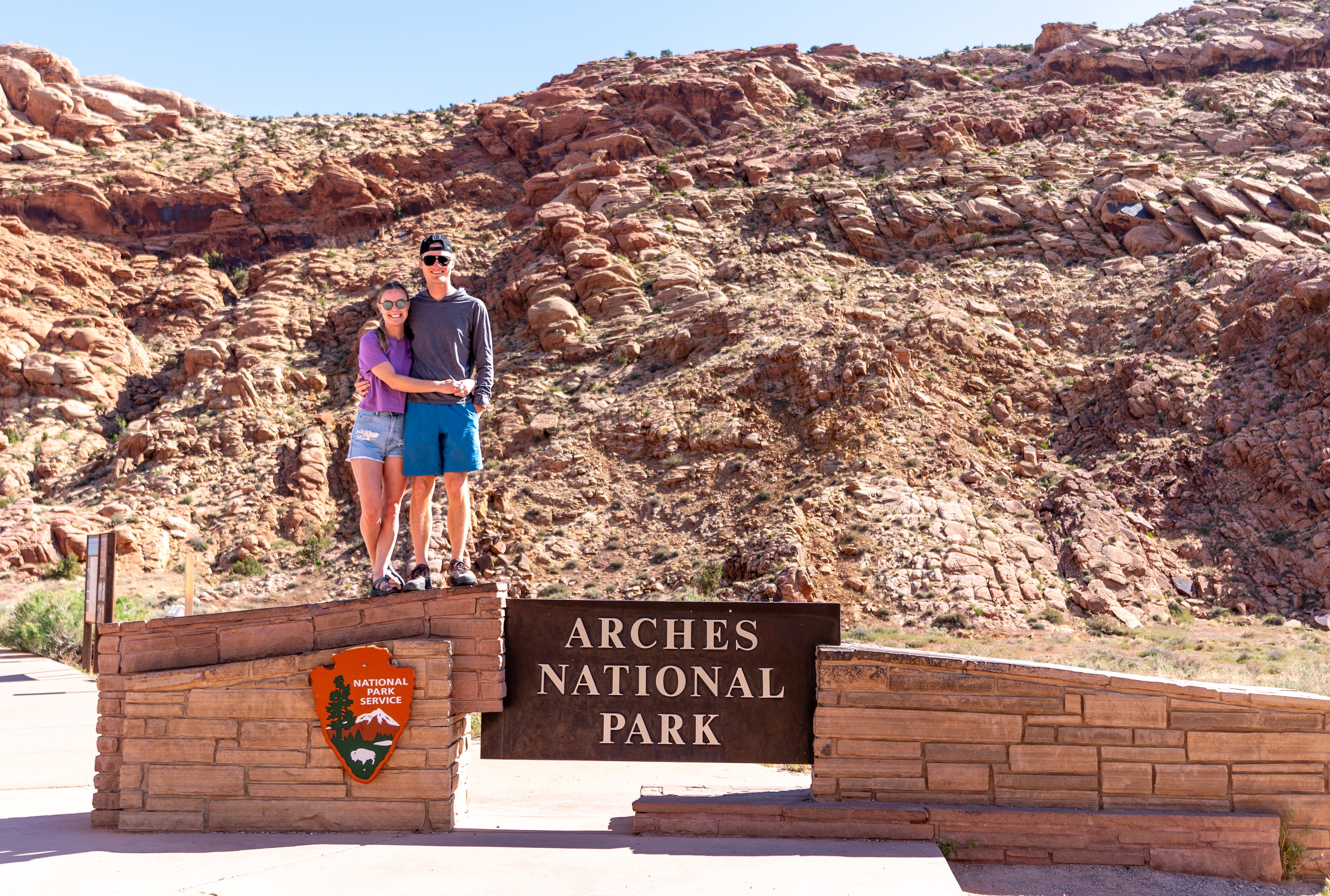 Arches National Park entrance sign